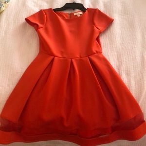 Orange GB girl dress